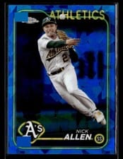 2024 Topps Chrome Sapphire Edition Base Set Nick Allen #599 card