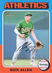 2024 Topps Heritage Mini Base Set Nick Allen #249 card