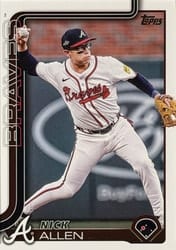 2025 Topps Update Base Set Nick Allen #US106 card
