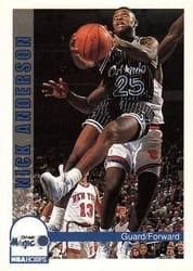 1992-93 Hoops Base Set Nick Anderson #160 card