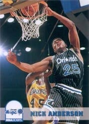 1993-94 Hoops Base Set Nick Anderson #152 card