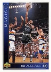 1993-94 Upper Deck Base Set Nick Anderson #269 card