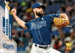 2020 Topps Base Set Nick Anderson #500 card