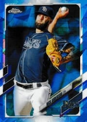 2021 Topps Chrome Update Sapphire Edition Base Set Nick Anderson #US233 card
