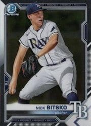 2021 Bowman Chrome Prospects Nick Bitsko #BCP-143 card