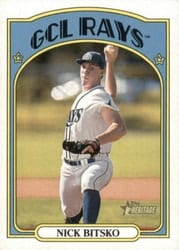 2021 Topps Heritage Minor League Base Set Nick Bitsko #147 card