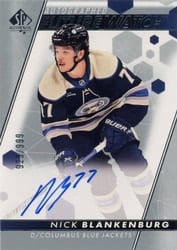 2022-23 SP Authentic Base Set Nick Blankenburg #161 card