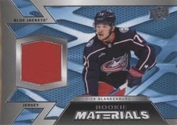 2022-23 Upper Deck Rookie Materials Nick Blankenburg #RM-NB card