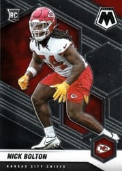 2021 Panini Mosaic Base Set Nick Bolton #366 card