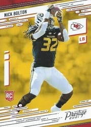 2021 Panini Prestige Base Set Nick Bolton #253 card