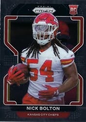 2021 Panini Prizm Base Set Nick Bolton #390 card