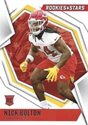2021 Panini Rookies & Stars Base Set Nick Bolton #181 card
