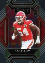 2021 Panini Select Base Set Nick Bolton #291 card