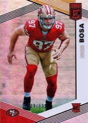2019 Donruss Elite Base Set Nick Bosa #101 card
