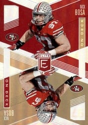 2019 Donruss Elite Rookie on Deck Nick Bosa #RD-1 card