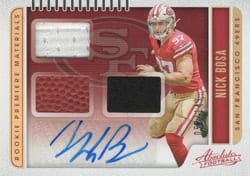 2019 Panini Absolute Base Set Nick Bosa #231 card