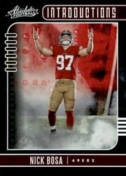2019 Panini Absolute Introductions Nick Bosa #16 card