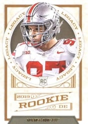 2019 Panini Legacy Base Set Nick Bosa #188 card