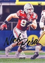 2019 Panini Luminance Base Set Nick Bosa #107 card