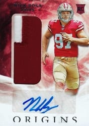 2019 Panini Origins Base Set Nick Bosa #118 card