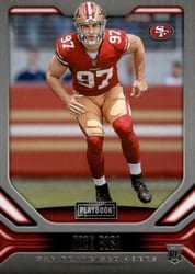2019 Panini Playbook Base Set Nick Bosa #118 card