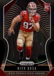 2019 Panini Prizm Base Set Nick Bosa #311 card