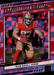 2020 Donruss Dominators Nick Bosa #D-NB card