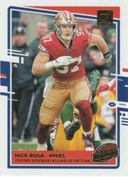 2020 Donruss Highlights Nick Bosa #H-NB card