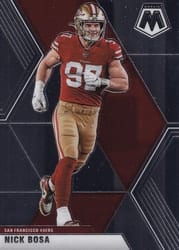 2020 Panini Mosaic Base Set Nick Bosa #180 card