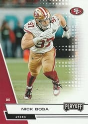2020 Panini Playoff Base Set Nick Bosa #112 card
