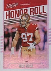2020 Panini Prestige Honor Roll Nick Bosa #HR-NB card