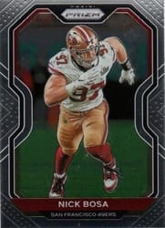 2020 Panini Prizm Base Set Nick Bosa #285 card