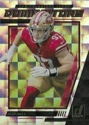 2021 Donruss Dominators Nick Bosa #D28 card