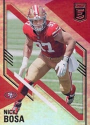 2021 Donruss Elite Base Set Nick Bosa #19 card