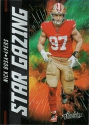 2021 Panini Absolute Star Gazing Nick Bosa #16 card