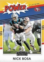 2021 Panini Contenders Power Players Nick Bosa #PP-NBO card