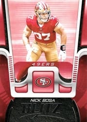 2021 Panini Playbook Blitz Nick Bosa #BTZ-NBO card