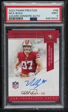 2022 Panini Prestige Award Winners Autographs Nick Bosa #AWA-NB card
