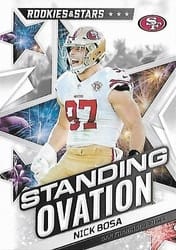 2022 Panini Rookies & Stars Standing Ovation Nick Bosa #SO-15 card