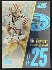 2023 Score Top 100 Nick Bosa #25 card
