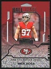 2024 Panini Contenders Hall Pass Nick Bosa #21 card