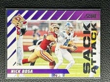 2024 Score Sack Attack Nick Bosa #13 card