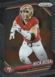 2025 Panini Prizm Base Set Nick Bosa #219 card
