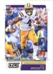 2019 Score Base Set Nick Brossette #419 card