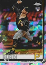 2019 Topps Chrome Sapphire Edition Base Set Nick Burdi #43 card