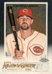 2020 Topps Allen & Ginter Chrome Base Set Nick Castellanos #278 card