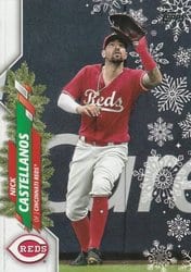 2020 Topps Holiday Base Set Nick Castellanos #HW165 card