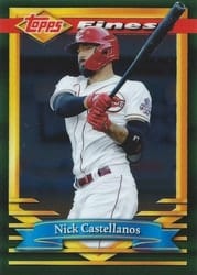 2021 Finest Flashbacks Base Set Nick Castellanos #77 card