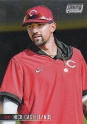 2021 Stadium Club Chrome Base Set Nick Castellanos #239 card