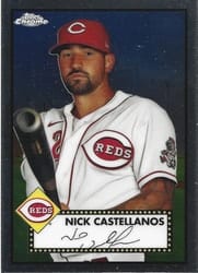 2021 Topps Chrome Platinum Anniversary Base Set Nick Castellanos #249 card